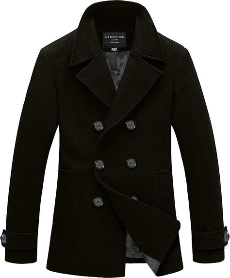 wool blend pea coat